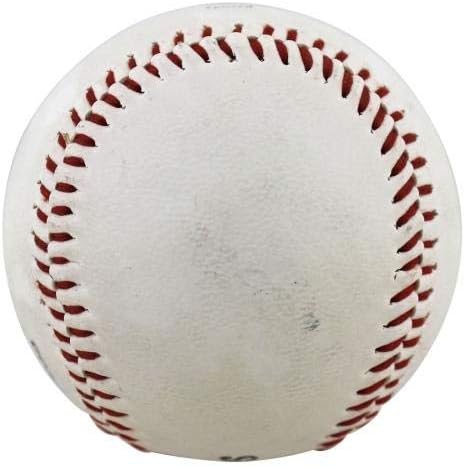 Тайгърс Ханк Грийнбърг Stat Подписа Договор с Regent Semi-Pro League Baseball PSA #AJ01075 - Бейзболни топки с автографи