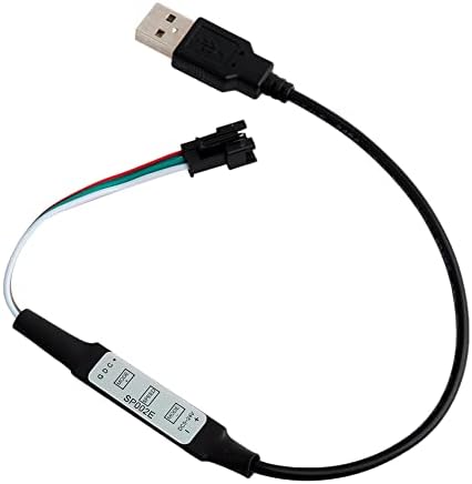 Stemedu USB RGB Контролер DC5-24V Led Димер с 3 led Бутони за Кръгови полосовых тела RBG 5050