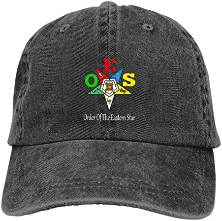 Бейзболна шапка Whirose OES Eastern Star, Миещи Регулируеми Шапки За Голф, Мъжки и Дамски Шапки За голф