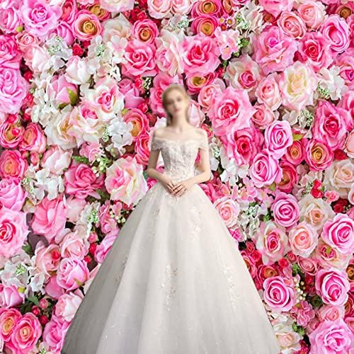 8x8FT Плат 3D Розова Роза Тема Цвете Снимка Фон За Сватба Младоженци Душ За Новородени Рожден Ден Снимки Декори Банер Декор Доставка Юбилейна Церемония Двойка Студиен Подпори