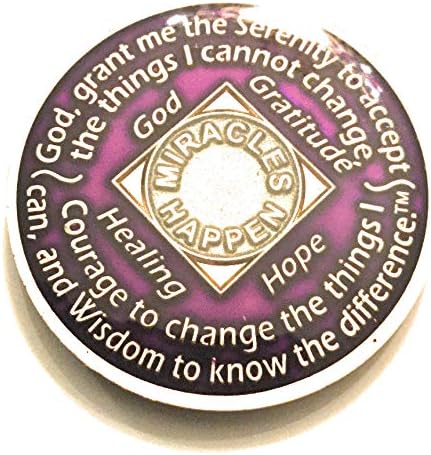 Линия за възстановяване на 35-Годишен Медальон NA Deep Purple & Gold с три Плочи - Чип, Монета, монета на залога