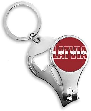 Латвия Името на Хартата на Страната Ножица за Нокти Халка Ключодържател Отварачка За Бутилки Машина За Рязане