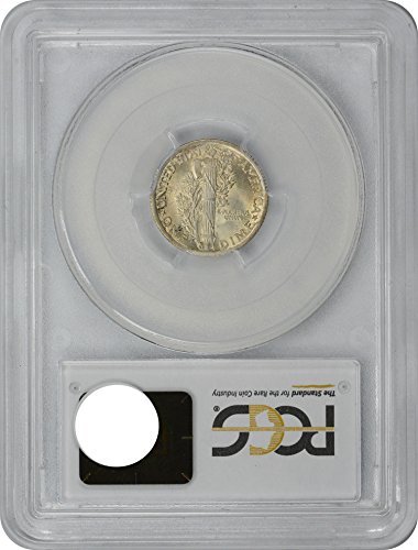 1923-Сребърна монета Живачен стълб, MS65FB, PCGS