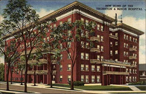 New Home of Thornton & Minor Hospital Канзас Сити, Мисури, Мисури, Мисури Оригиналната Антични Картичка