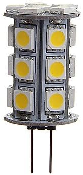 G4 3 W 24x5050SMD 260-290 Lm 3000-3500 На Топло Бяла Светлина led лампи Царевица (12 В 2 бр.)