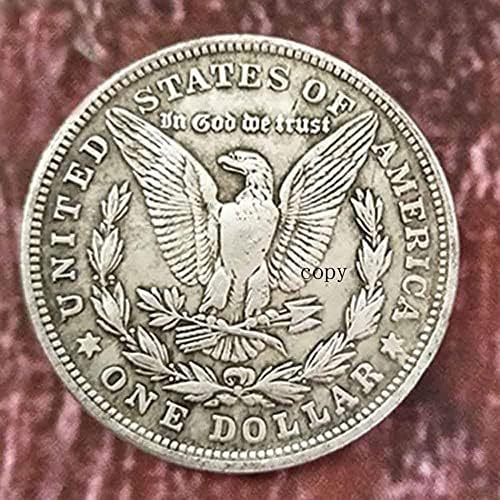 1884 Американската Копирни Монета Morgan Възпоменателна Монета Great American Ръчно изработени Творчески Забавен скитник Никелова Монета Служба Отговарят на нуждите на