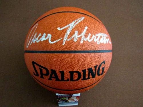 Оскар Робъртсън 64 Mvp на Милуоки Бъкс Копито Подписа Автограф на Баскетбольную игра Nba Jsa - Баскетболни топки с автографи
