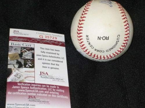 Уилард Маршал Джайентс Подписа Истински топката Rawlings Onl с Автограф, Редки бейзболни топки Jsa С автограф