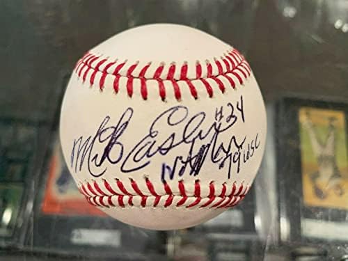 Майк Ислер Pittsburgh Pirates Hitman 79 Wsc Single Signed Baseball Jsa - Бейзболни топки с автографи