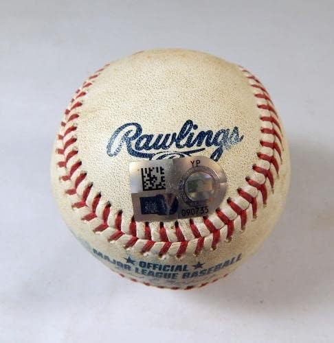 2022 Ню Йорк се Запознах с Миа Марлинс Използвана Бейзбол Тайцзюань Уокър Джоуи Уэндл Фал - Използваните Бейзболни топки
