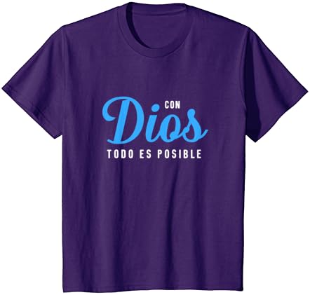 Con Dios Todo Es Posible Versos De La Biblia T-Shirt