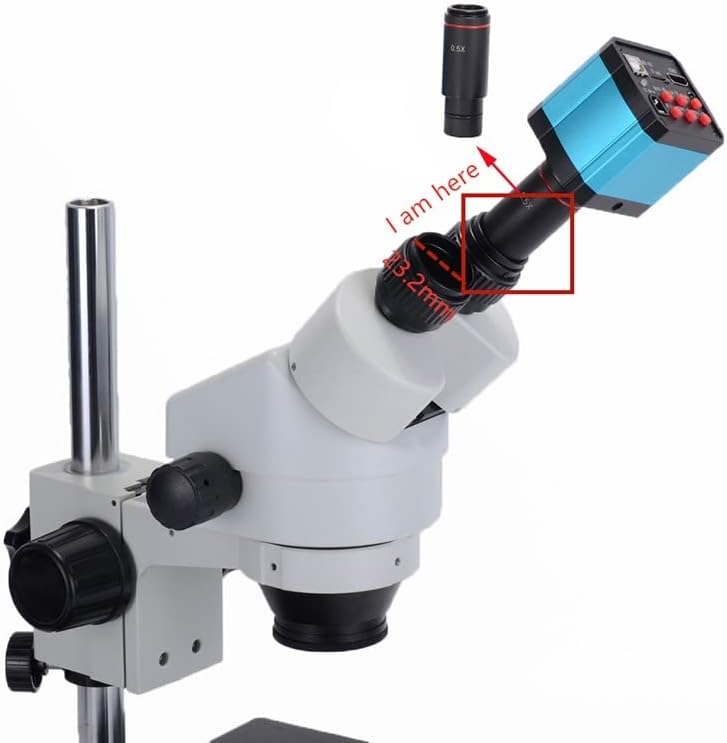 Аксесоари за микроскоп 0.5 X C за Монтиране Адаптер За Микроскоп 23,2 мм Електронен Уменьшающий Обектив За Фокусиращ Лабораторни Консумативи