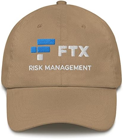 Шапка за управление на риска FTX (Бродирана папина Шапка) Забавна Криптопародия на FTX