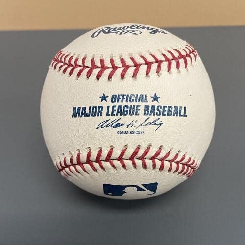 Екипът Бил Ренны Ред Сокс Янкис подписа OMLB Baseball Auto бейзболни топки с голограммой B & E и автографи