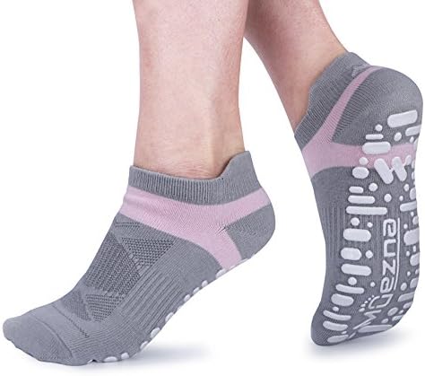 Нескользящие Чорапи за йога Muezna за жените, за предотвратяване на занасяне Чорапи за Пилатес, Мряна, Болнични Чорапи с дръжки, Размер на 5-10