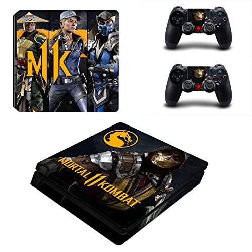 За PS5 ЦИФРОВА игра Ninja Mortal Best War Kombat X Стикер за PS4 или PS5 за конзолата PlayStation 4 или 5 и контролери Vinyl Стикер DUC-2043