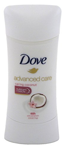 Дезодорант Dove 2,6 грама, Антиперспиранти Adv Care с кокосов орех (76 мл) (6 опаковки)6