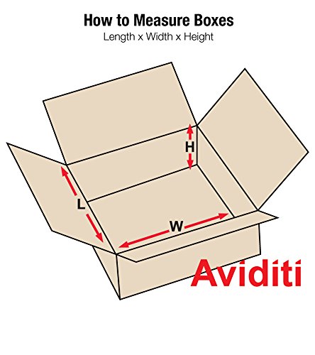 Aviditi HD303016DW Сверхпрочная кутия от велпапе двустенни 30 L x 30 W x 16 H, Крафт, за доставка, опаковане и преместване (опаковка от 5 броя)