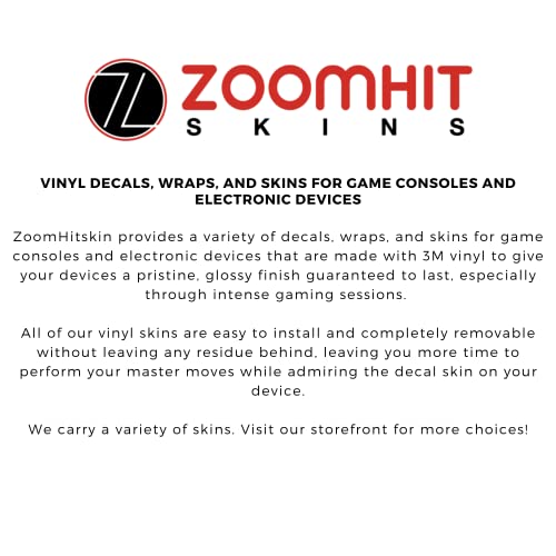 ZOOMHITSKINS, който е съвместим за Xbox Series X Кожа, Калъф за кожата Series X, за стъкло счупени очила, издръжлив и лесен, винил 3 М, лесен за инсталиране, Произведено в САЩ