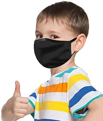 PENATE 5 бр., Детски Обикновена Маска За лице, за Многократна употреба, покриващи лицето, Миещи Кърпи За Лице-Доставка от САЩ
