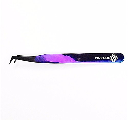 Rev Pro Purple / набор пинцетов от 2 опаковки / Обем и изолация/, за удължаване на миглите от PINKLAB