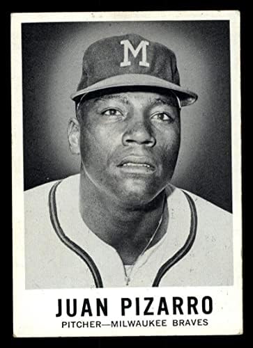 1960 Лист № 51 Хуан Писарро Милуоки Брейвз (Бейзболна картичка) VG+ Брейвз