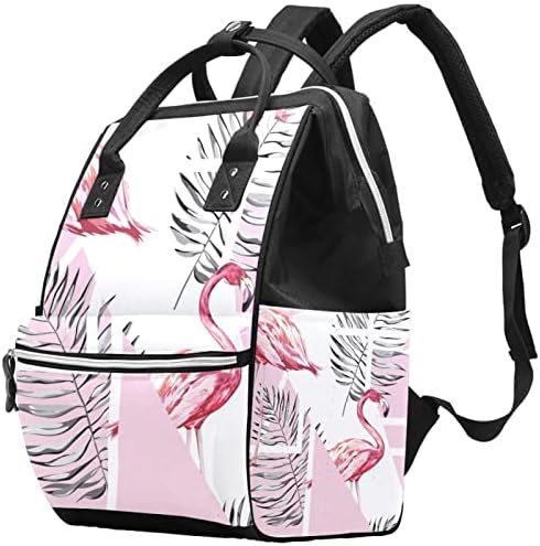 Пътен Раница GUEROTKR, Чанта За Памперси, Рюкзачные Чанти за Памперси, модел от листата на розово фламинго животно
