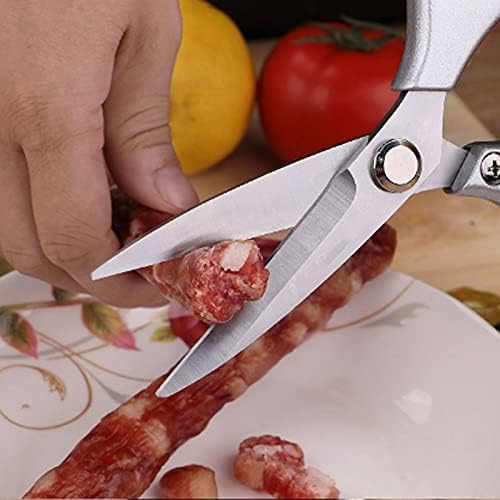 Ножици за бродерия GOOFFY Мощна Ножица, с удобна дръжка, Използвайте стомана, Размер: 21 * 9,5 cm, сребристи, нескользящие ножици
