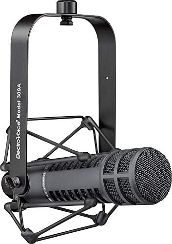 Микрофон за диктора на излъчване на Electro-Voice RE20 с променлива D