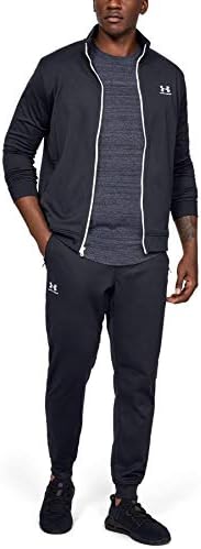 Мъжки спортни панталони за джогинг Under-Armour, Черен / Бял