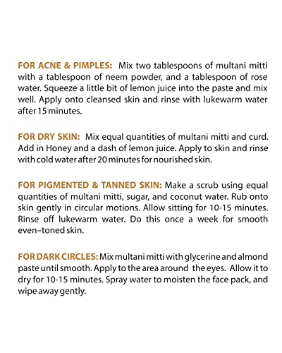 Nova Nutritions Multani Mitti Powder 16 унции (454 грама) - за лице, маски за лице и кожа - Естествен Регенератор