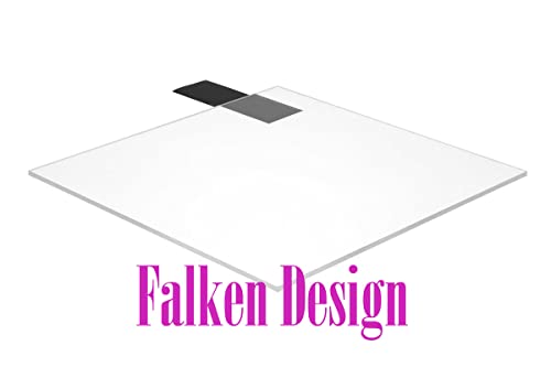 Акрилен лист от плексиглас Falken Design - Прозрачен - Дебелина 3/16 инча - 12 x 48 инча