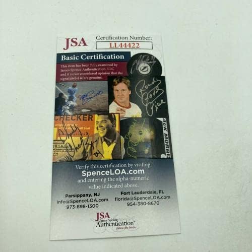 Ърни Боргнайн Подписа Играта на топка с Автограф на филмова звезда JSA COA - Бейзболни топки с автографи
