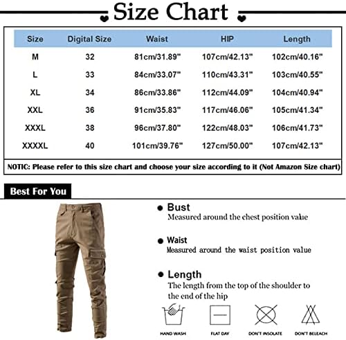 Панталони-карго за Мъже, Пролетно-Есенни Мъжки Ежедневни Дишащи Панталони-Карго, Обикновен Универсален Панталони