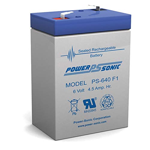 Акумулаторна Запечатани оловно-кисели батерии PS-640 с храненето от Power-Sonic 6 НА 4,5 AH при 20-часов режим. 6 4,1 А при 10-часов режим