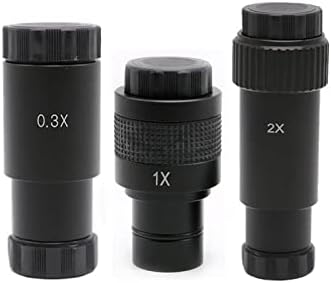 Аксесоари за микроскоп 0.3 X 0.4 X 0.5 X 1X Обектив Адаптер Индустриална Камера Свързан Микроскоп Лабораторни Консумативи (Цвят: 0.5 X L77)