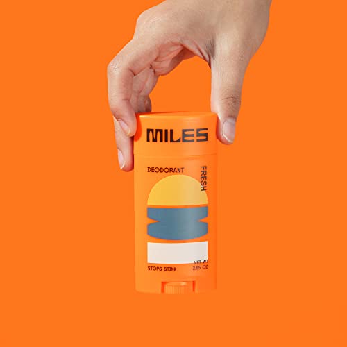 Майлс - Дезодорант за юноши и малки деца - Без алуминий, технология неутрализира миризмата, подходящ за деца - Свеж аромат - 2 опаковки